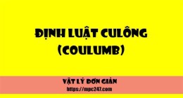 Định luật Culông (Coulomb), vật lý phổ thông