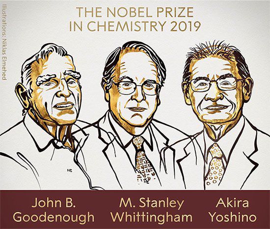 Nghiên cứu về pin lithium-ion đoạt Nobel Hóa học 2019