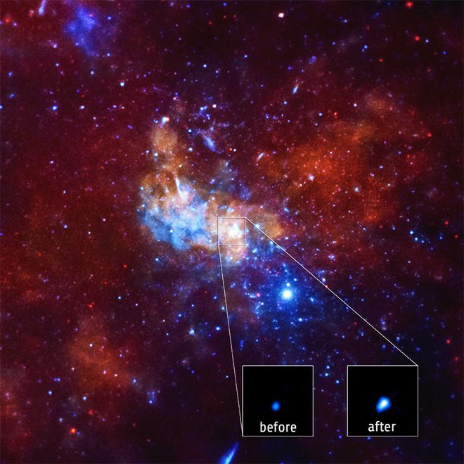 Siêu hố đen ngay Dải Ngân Hà xuất hiện dấu hiệu bất thường